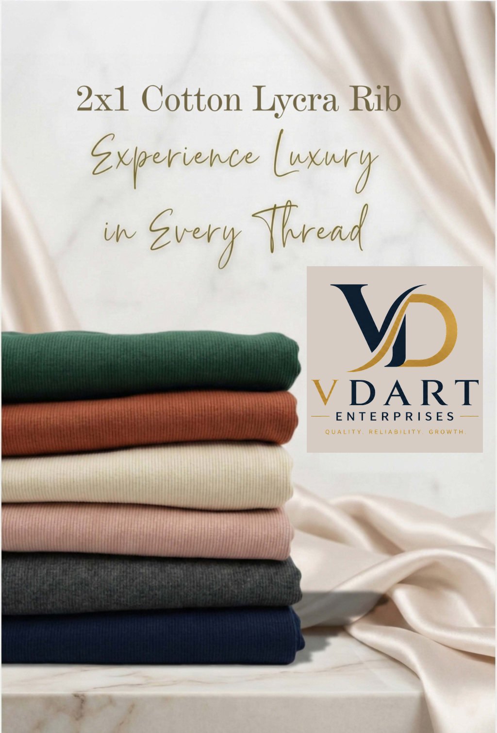 Cotton Rib Lycra 2/1 220 GSM