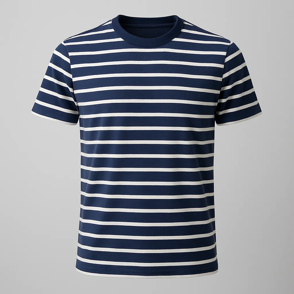 Striped Crew Neck T-Shirt